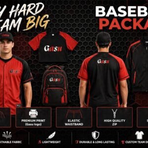 GASU baseball package — custom team uniform package
