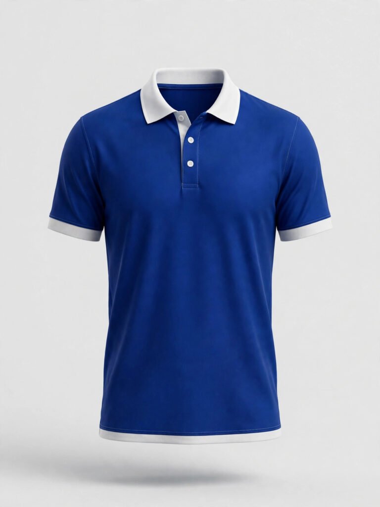 Custom blue cricket jersey - GASU