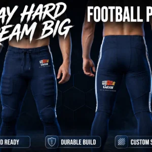 Custom American Football Pants — GASU custom team uniform