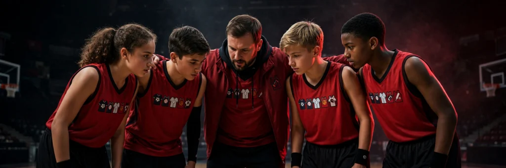 Youth basketball uniform packages - dark GASU style