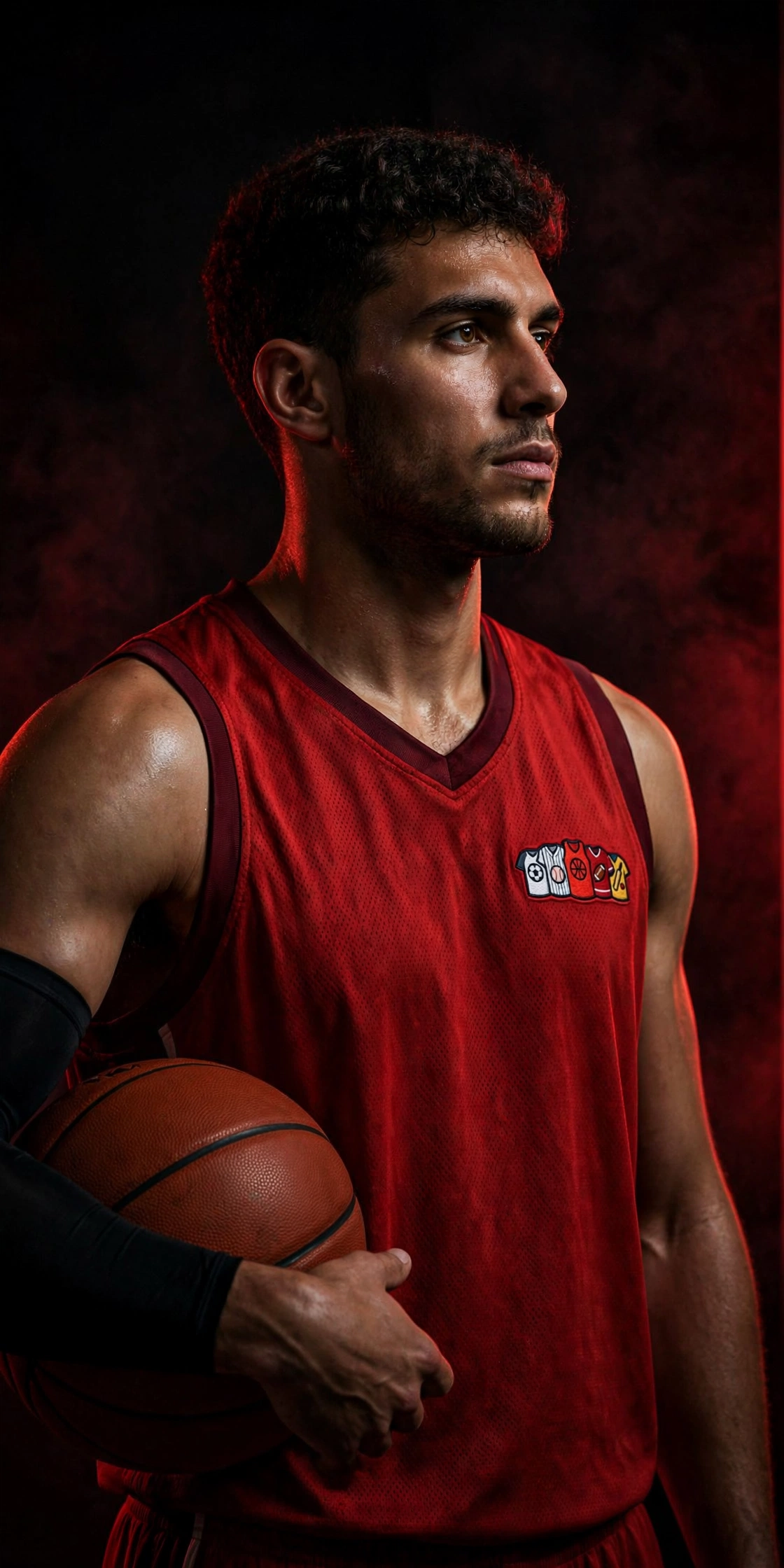 Custom basketball uniforms - dark GASU style