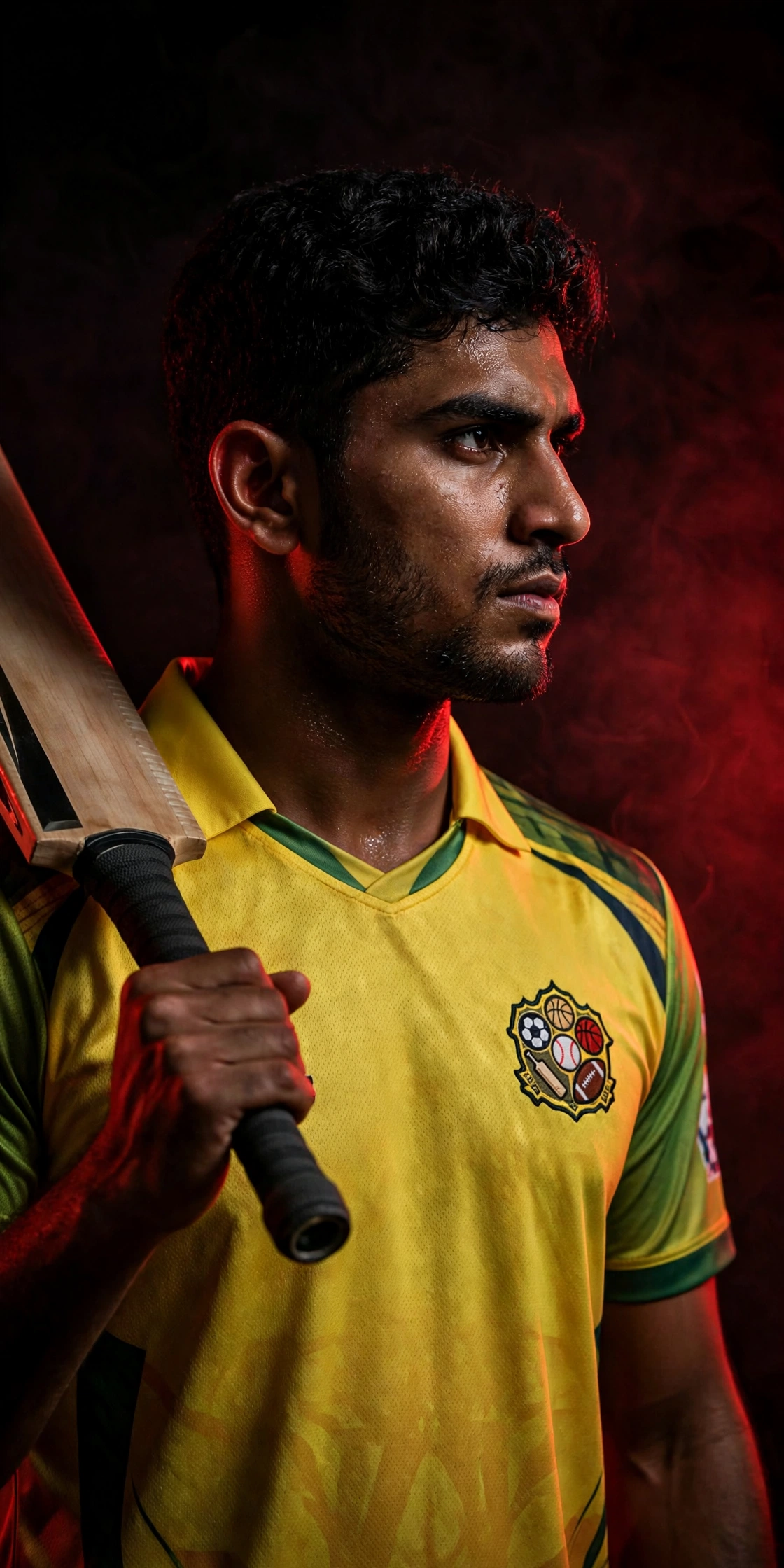 Custom cricket uniforms - dark GASU style