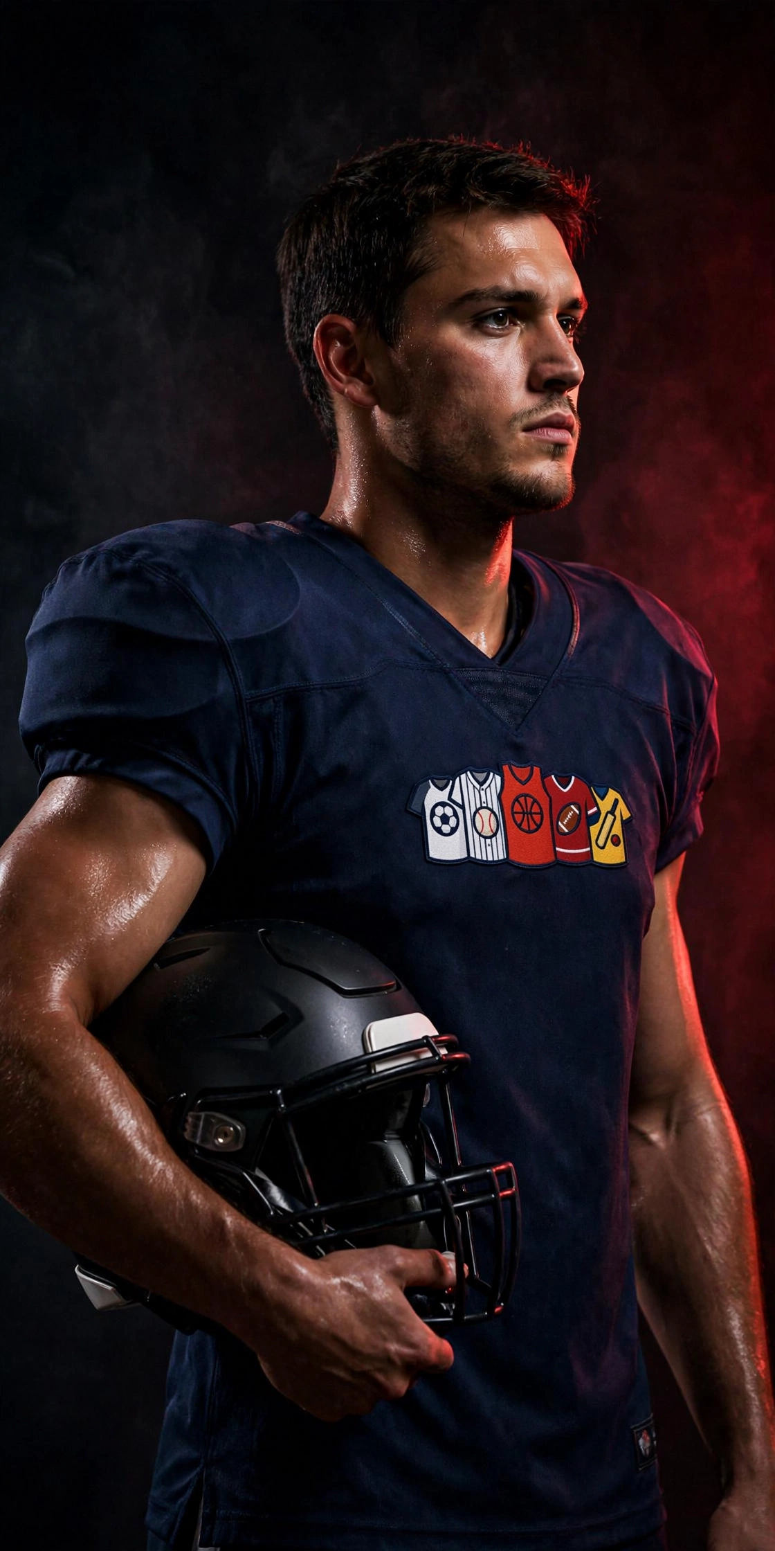 Custom American football uniforms - dark GASU style