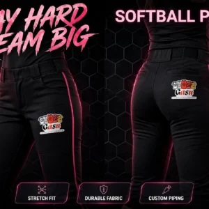 Custom Softball Pants — GASU custom team uniform